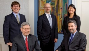 Photo of the five lawyers selected for inclusion.